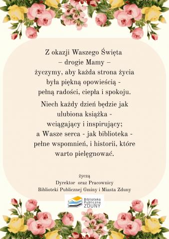 Z okazji Dnia Mamy..